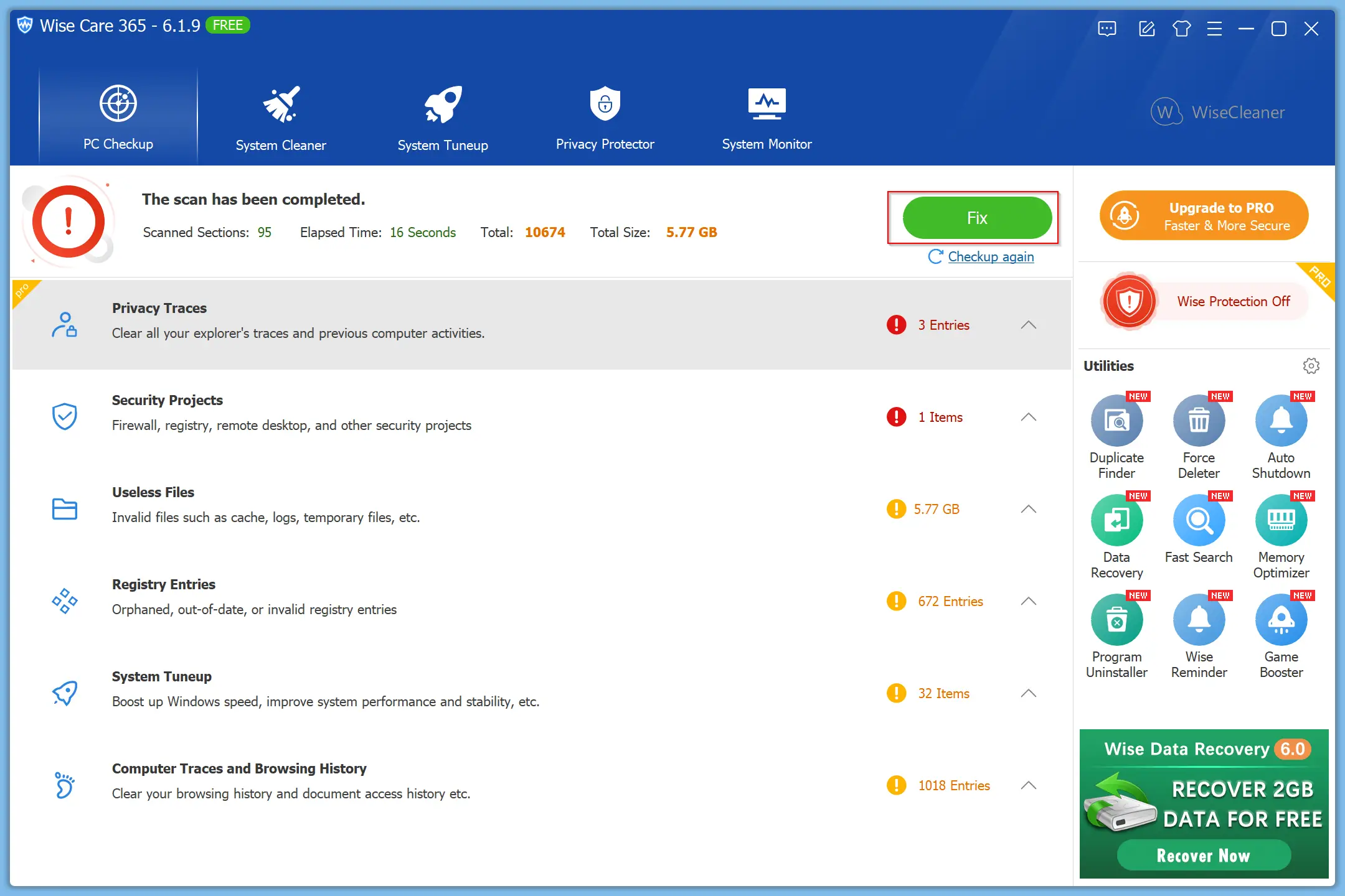 Wise Care 365 A Free Windows App To Optimize System Performance Gear