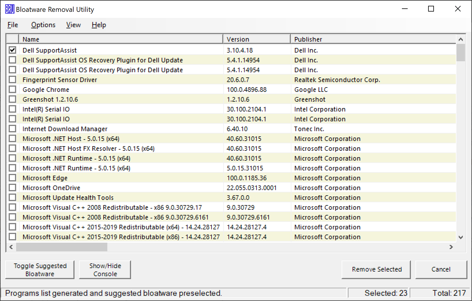 windows 10 bloatware removal powershell