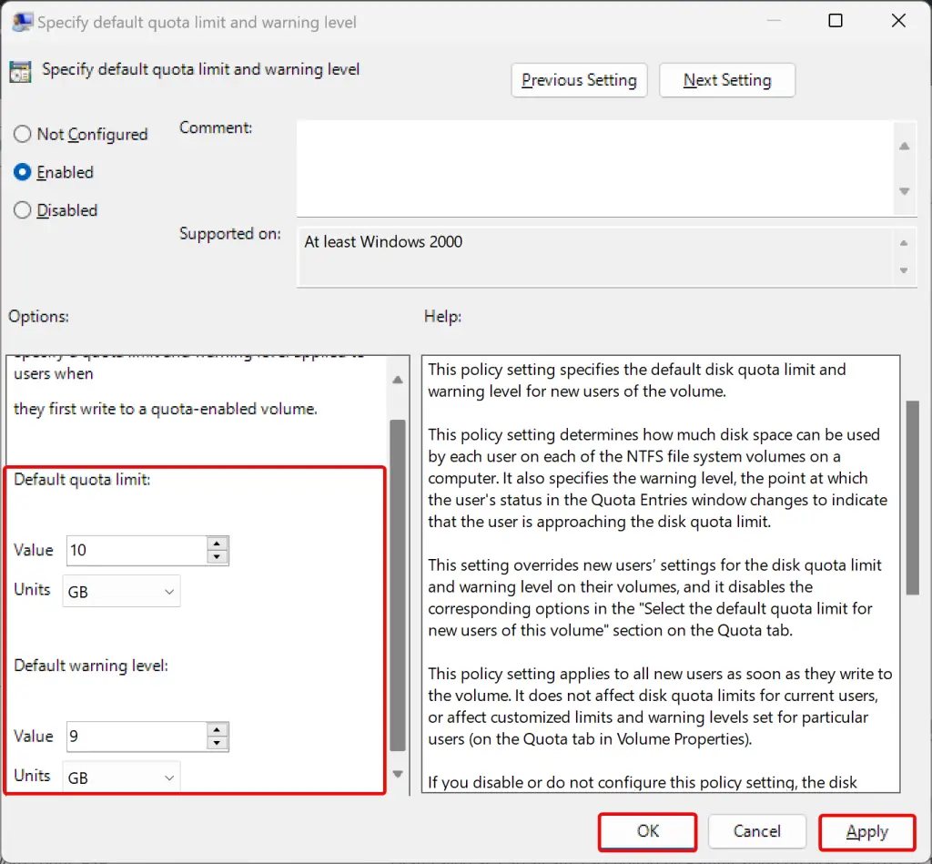 How to Set Disk Quotas for Users in Windows 11 or 10? Gear Up Windows