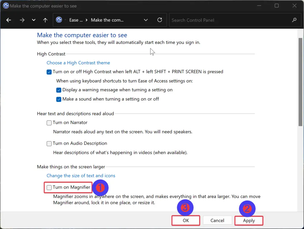 How to Enable or Disable Magnifier on Windows 11 or 10? Gear Up Windows