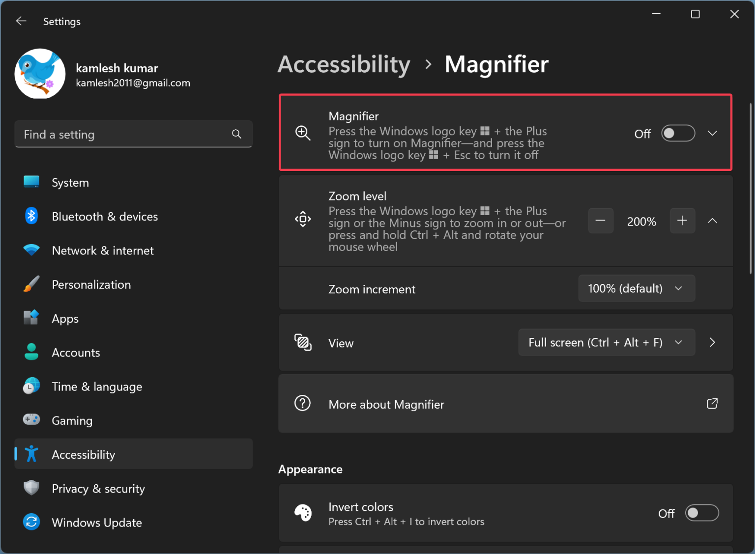 How to Enable or Disable Magnifier on Windows 11 or 10?  Gear Up Windows