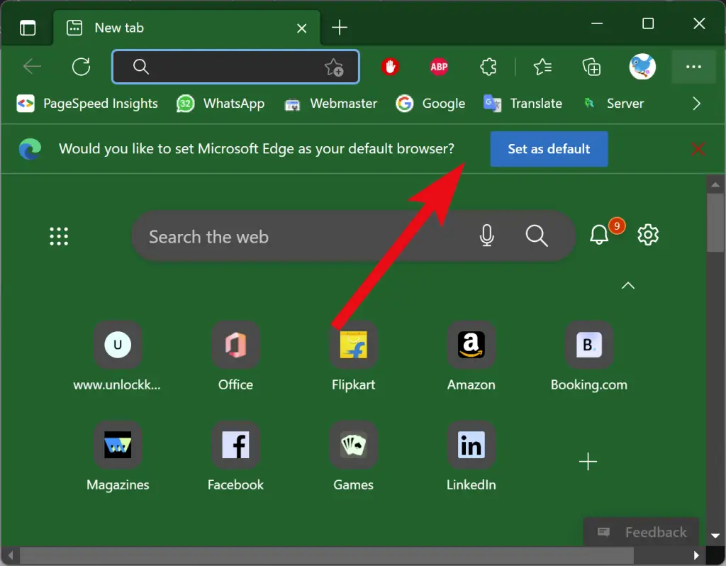 How to stop edge from asking to be default browser in windows 11 or 10