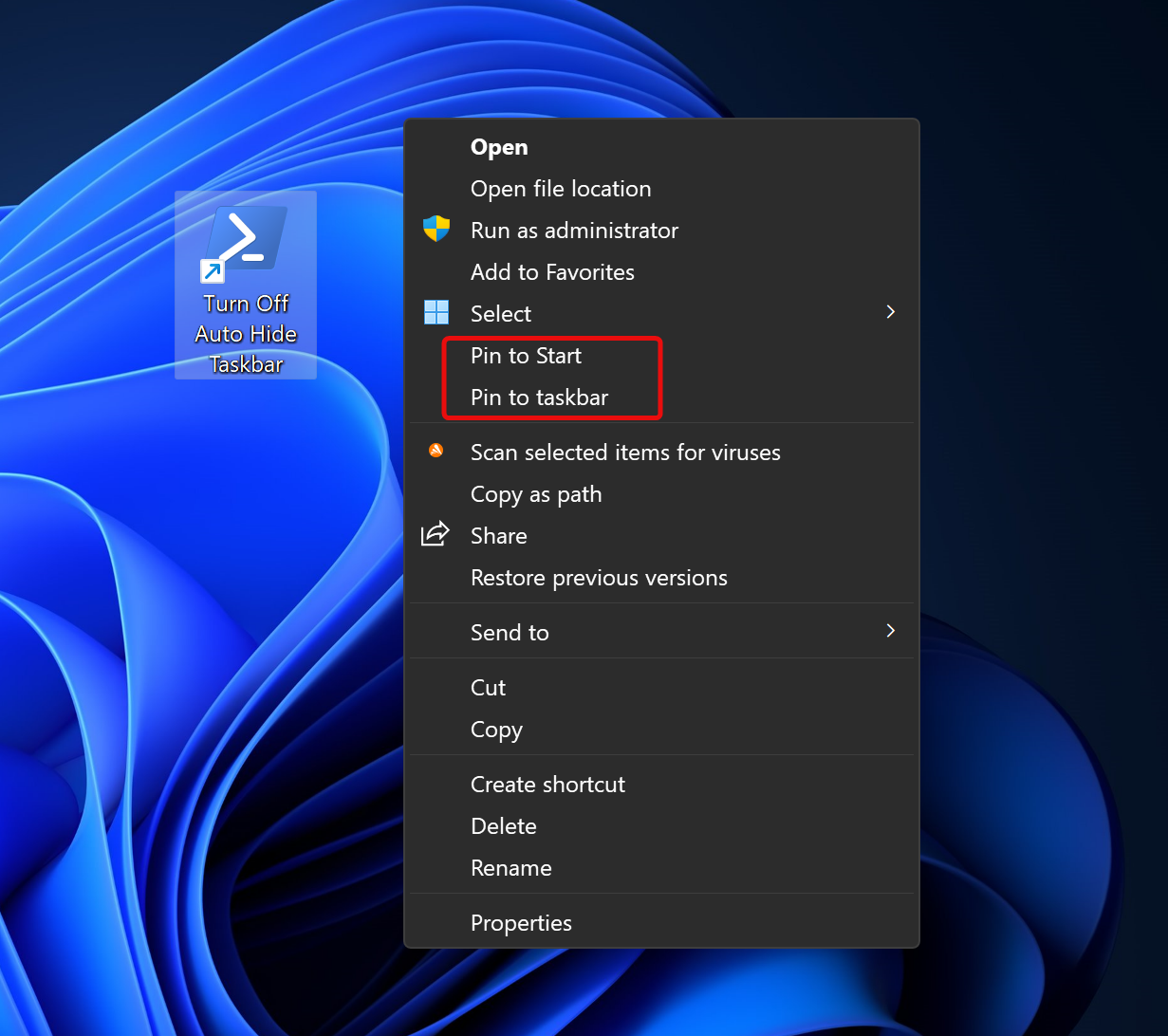 how-to-set-up-shortcuts-to-automatically-hide-the-taskbar-in-windows-11