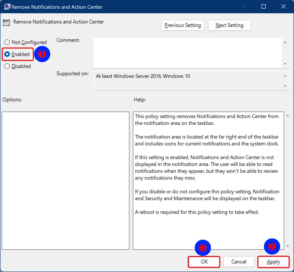 turn off location notification windows 11
