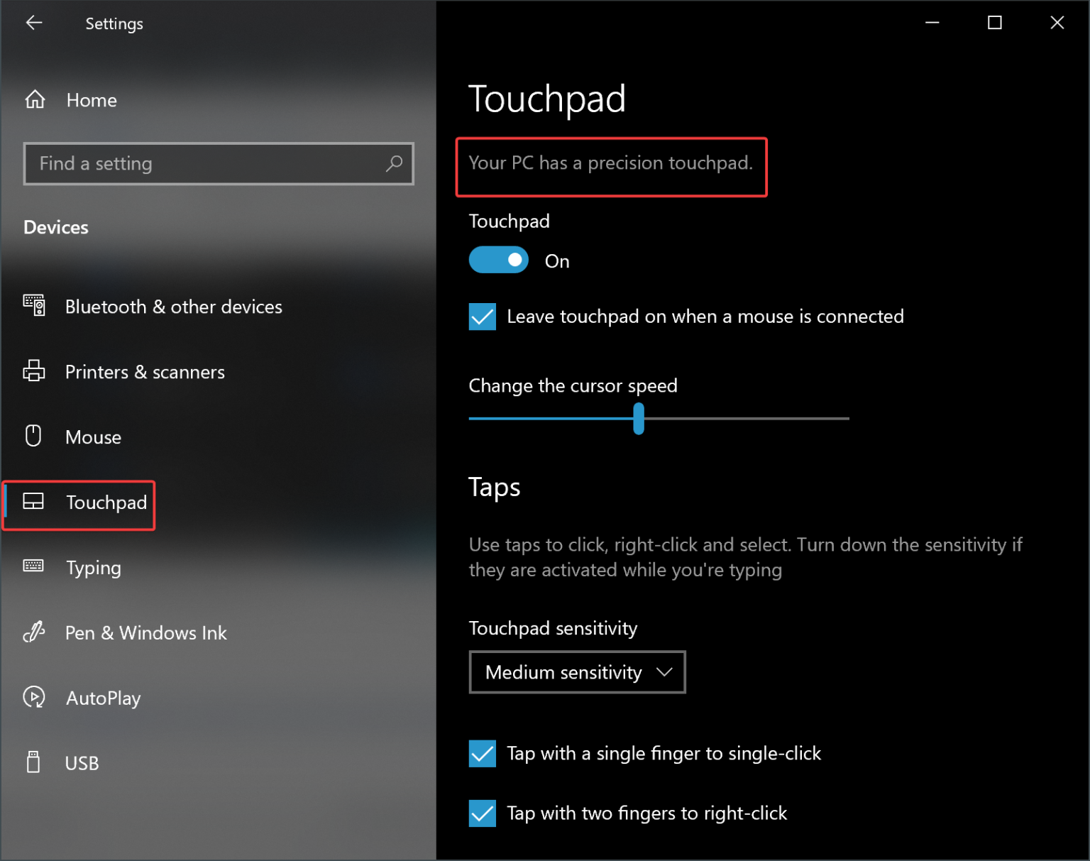 How To Customize Precision Touchpad Settings On Windows 10 Gear Up Windows 5207