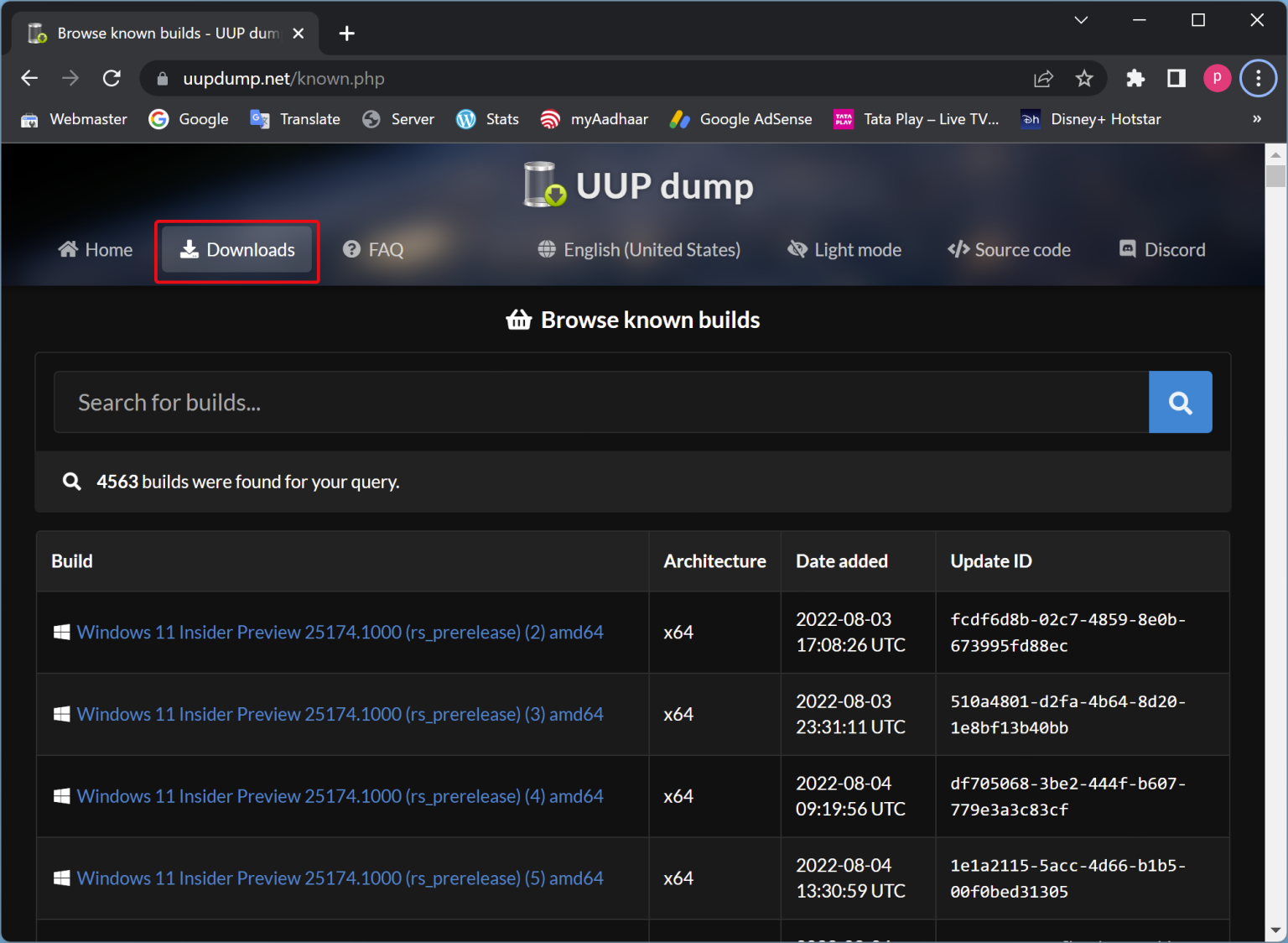 How To Use UUP Dump To Download And Install The Latest Builds For ...