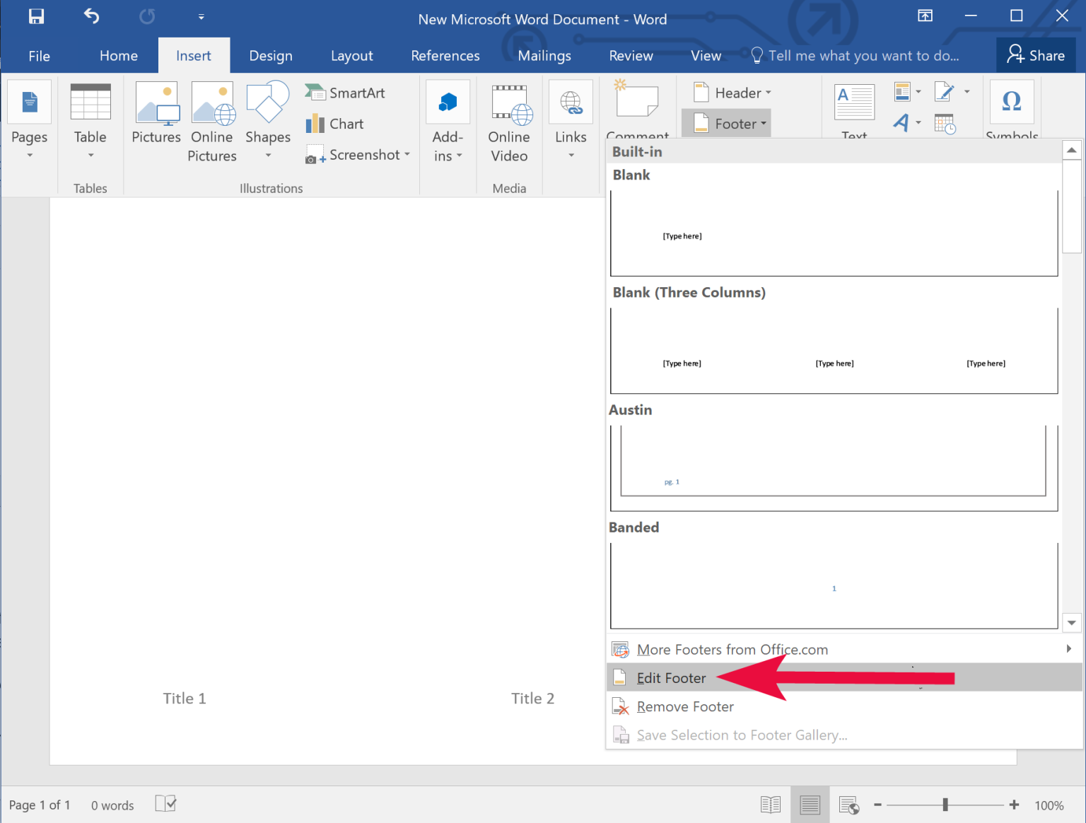 how to delete a page in microsoft word with a header