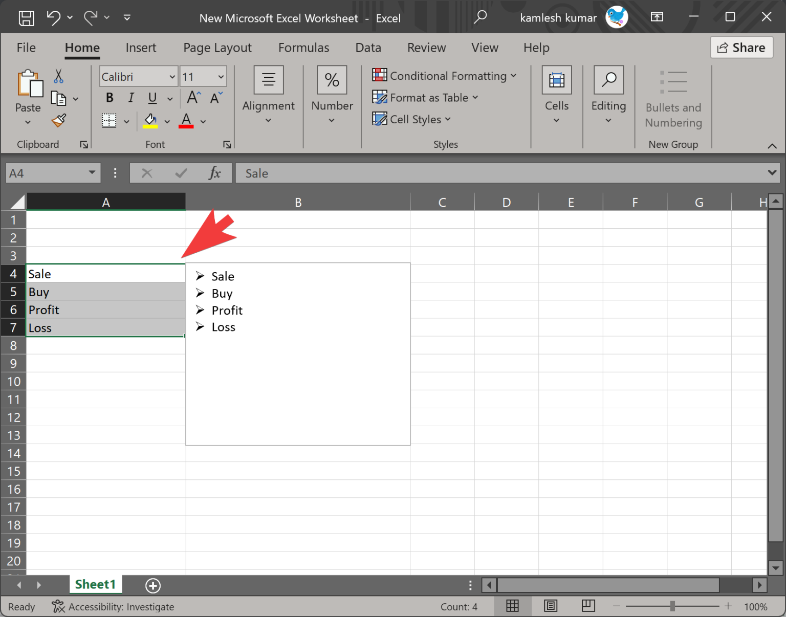 How to Add Bullets in Excel? | Gear Up Windows