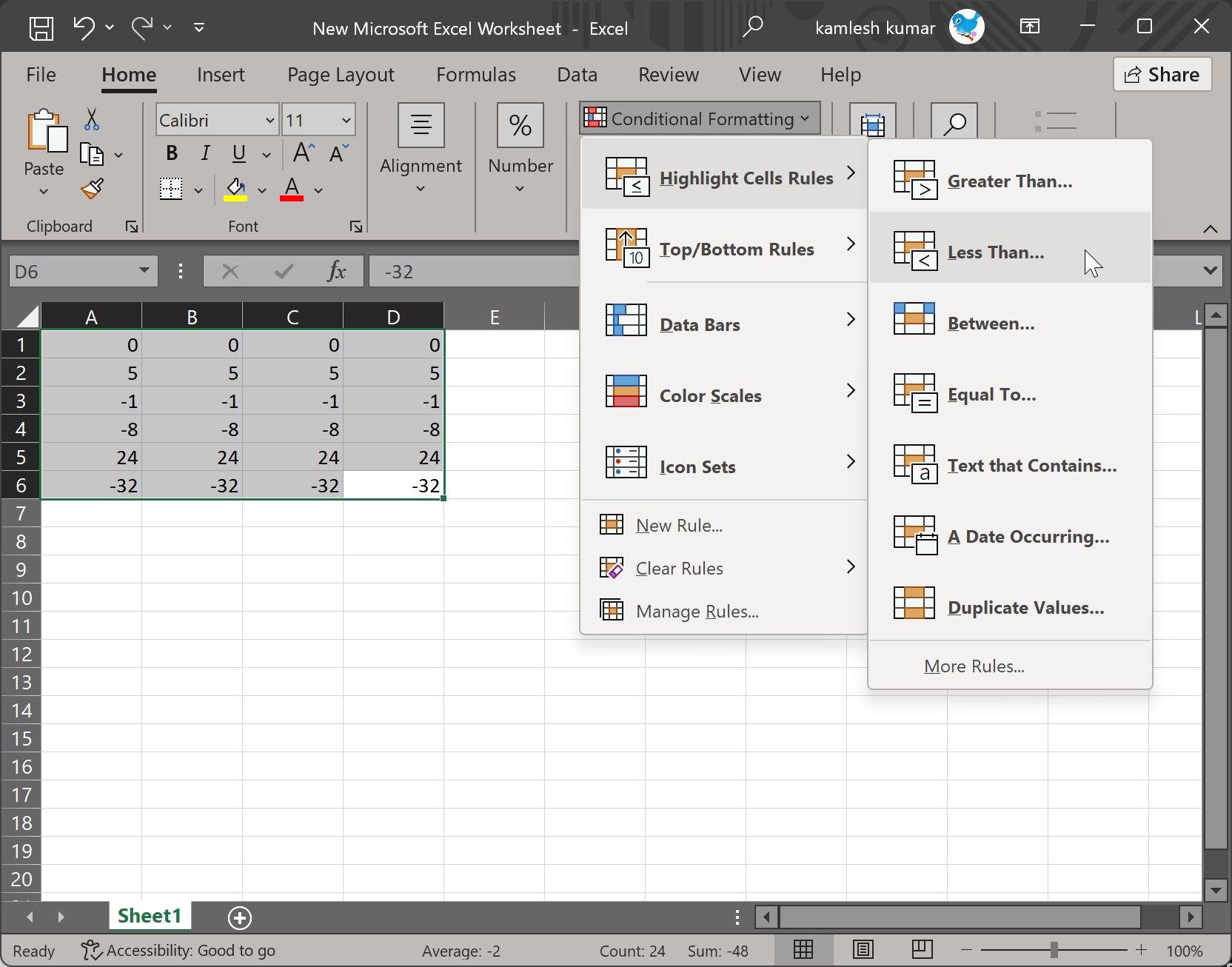 how-to-highlight-negative-numbers-in-excel-gear-up-windows