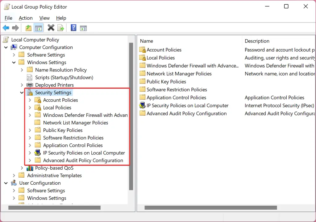 How to Open Local Security Policy (secpol.msc) in Windows 11 or 10