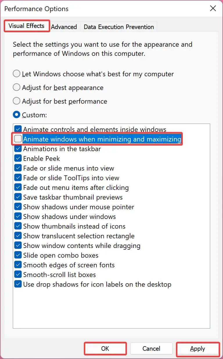 how-to-disable-window-minimize-and-maximize-animations-on-windows-10