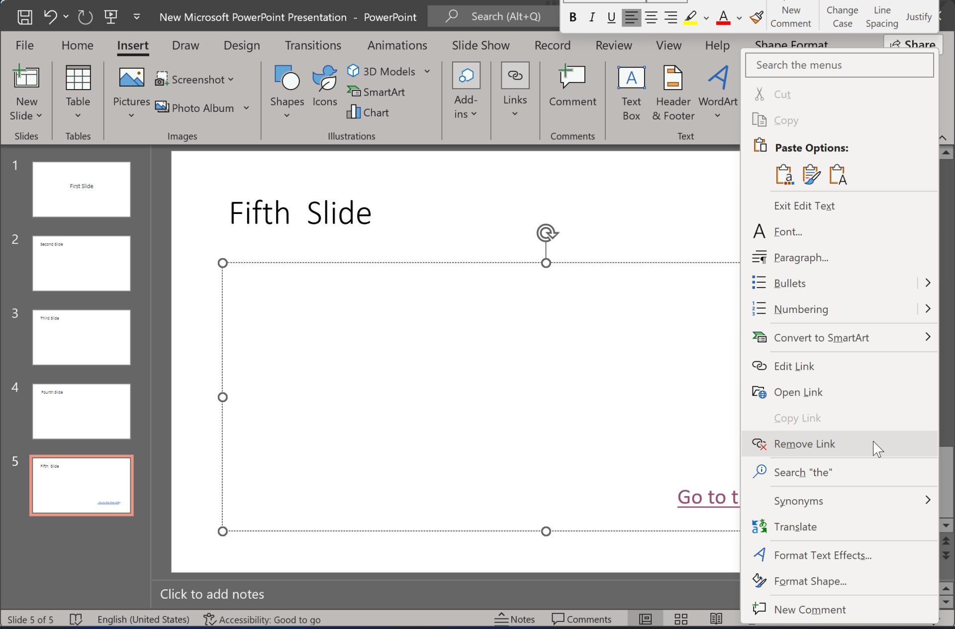 How to Link to Another Slide in the Same PowerPoint Presentation ...