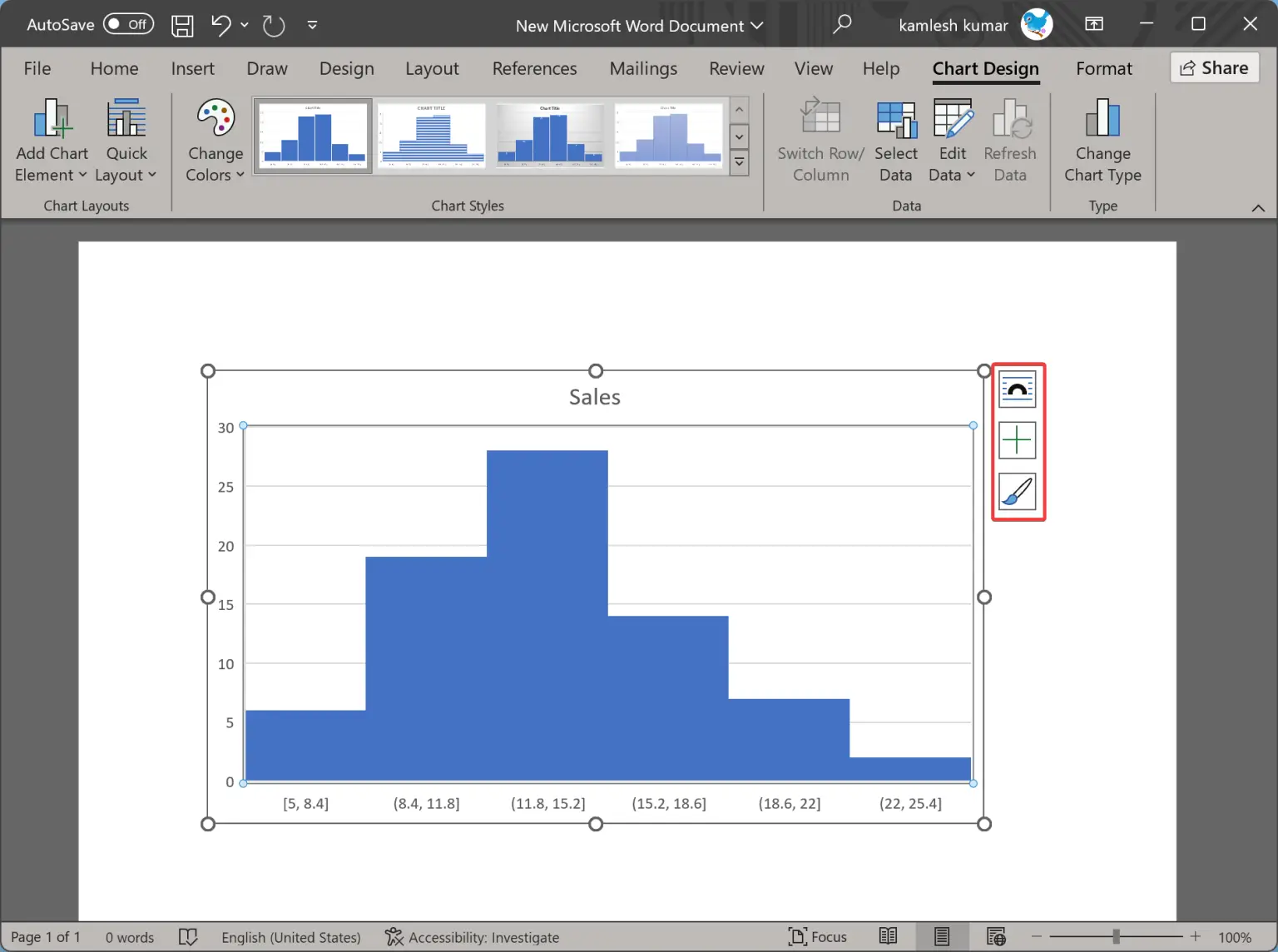 How to Create a Histogram Chart in Word? Gear Up Windows