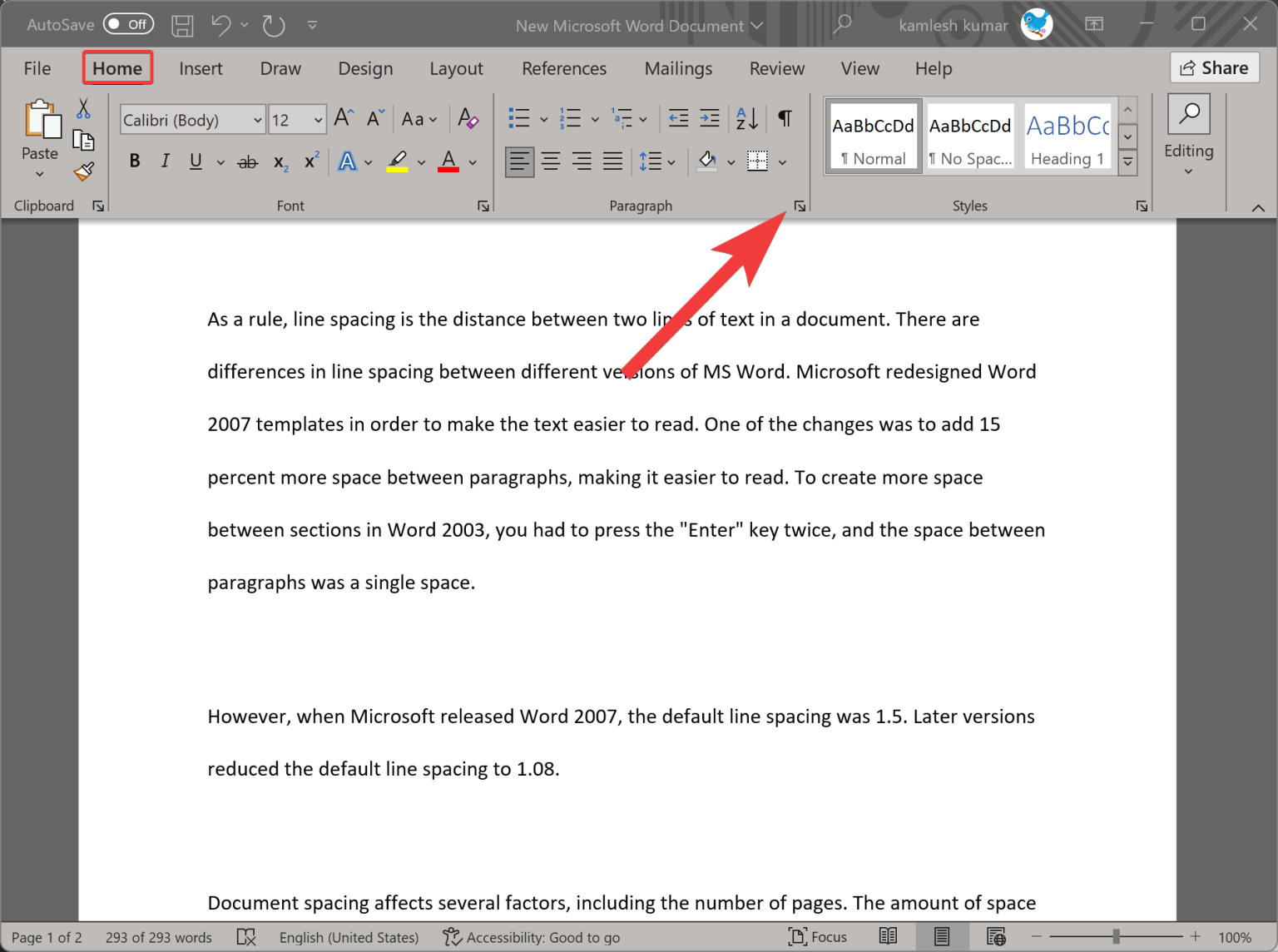 How to Single Space in a Microsoft Word Document? | Gear Up Windows