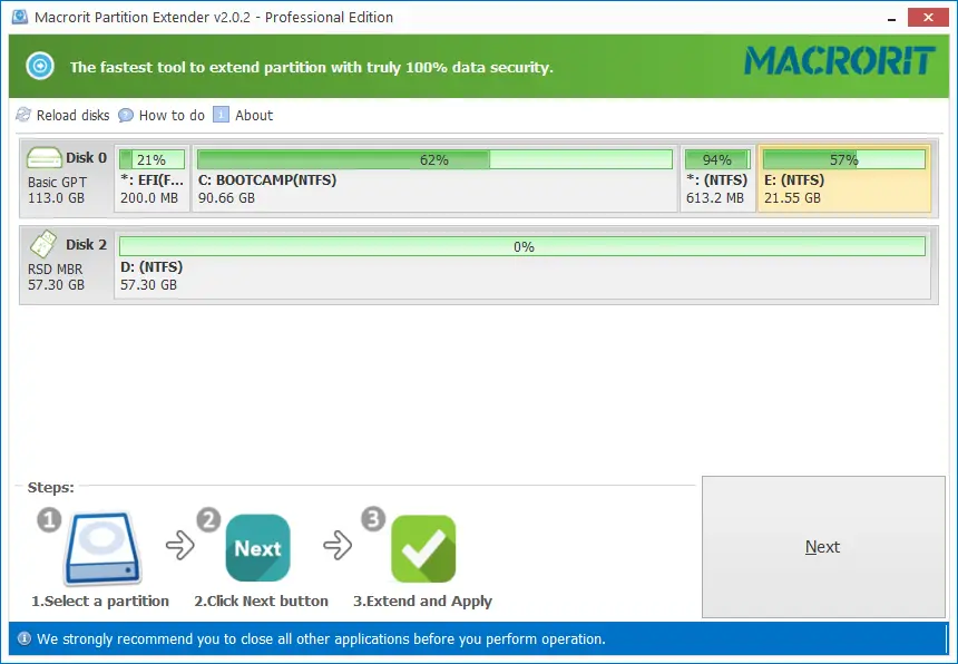 download the new version Macrorit Partition Extender Pro 2.3.1