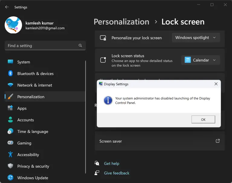 how-to-prevent-users-from-changing-screen-saver-in-windows-11-gear