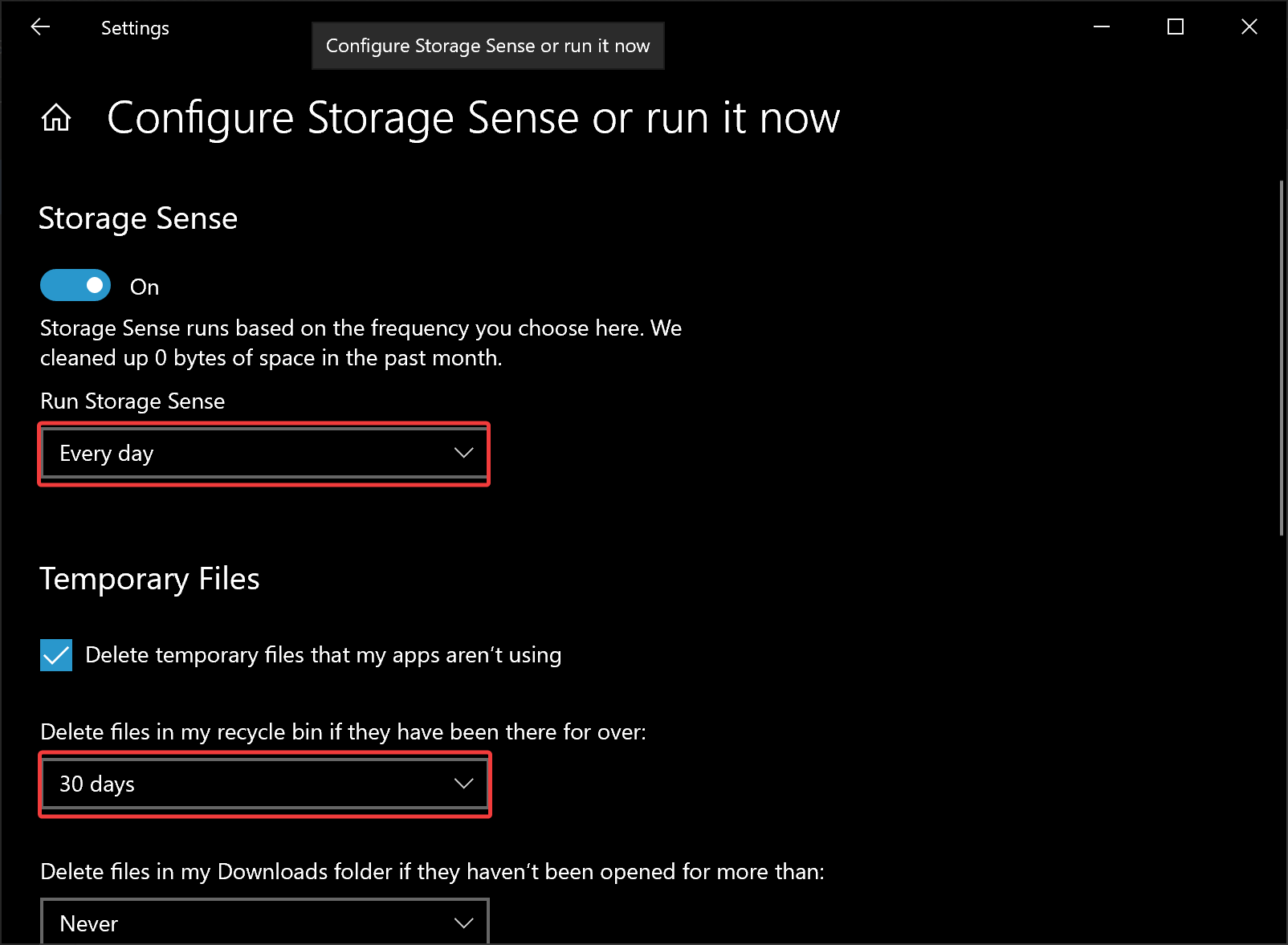 how-to-automatically-delete-old-files-from-recycle-bin-in-windows-10