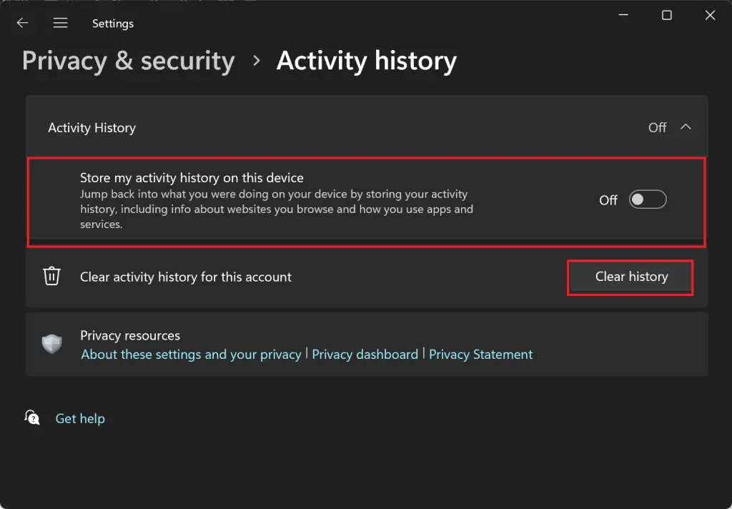 how-to-clear-and-disable-activity-history-on-windows-11-gear-up-windows