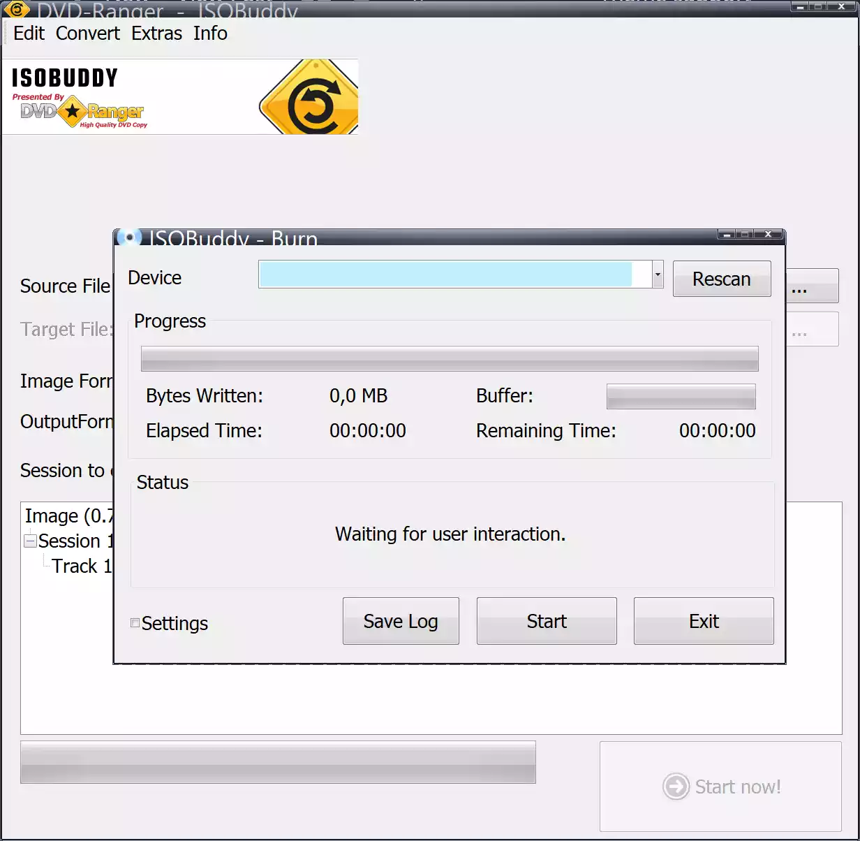 ISOBuddy - Write ISO to Disk