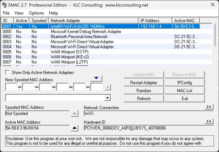 best mac address changer for windows 11