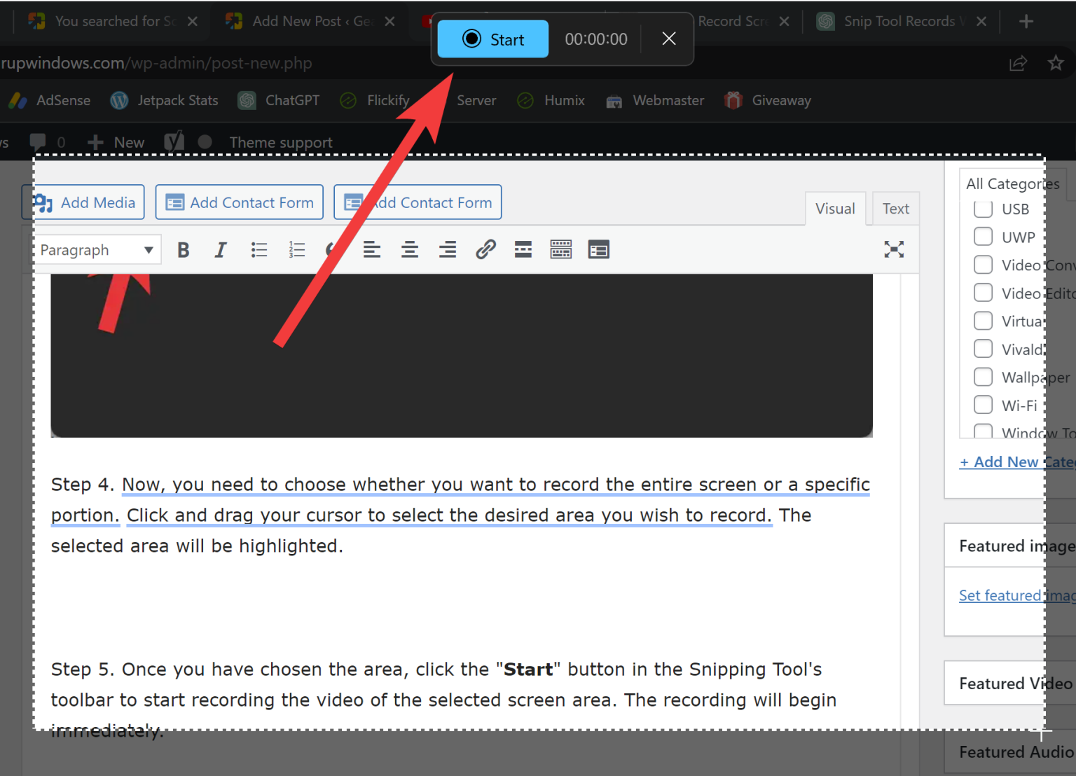 How to Record Your Screen in Windows 11 Using the Snipping Tool? Gear