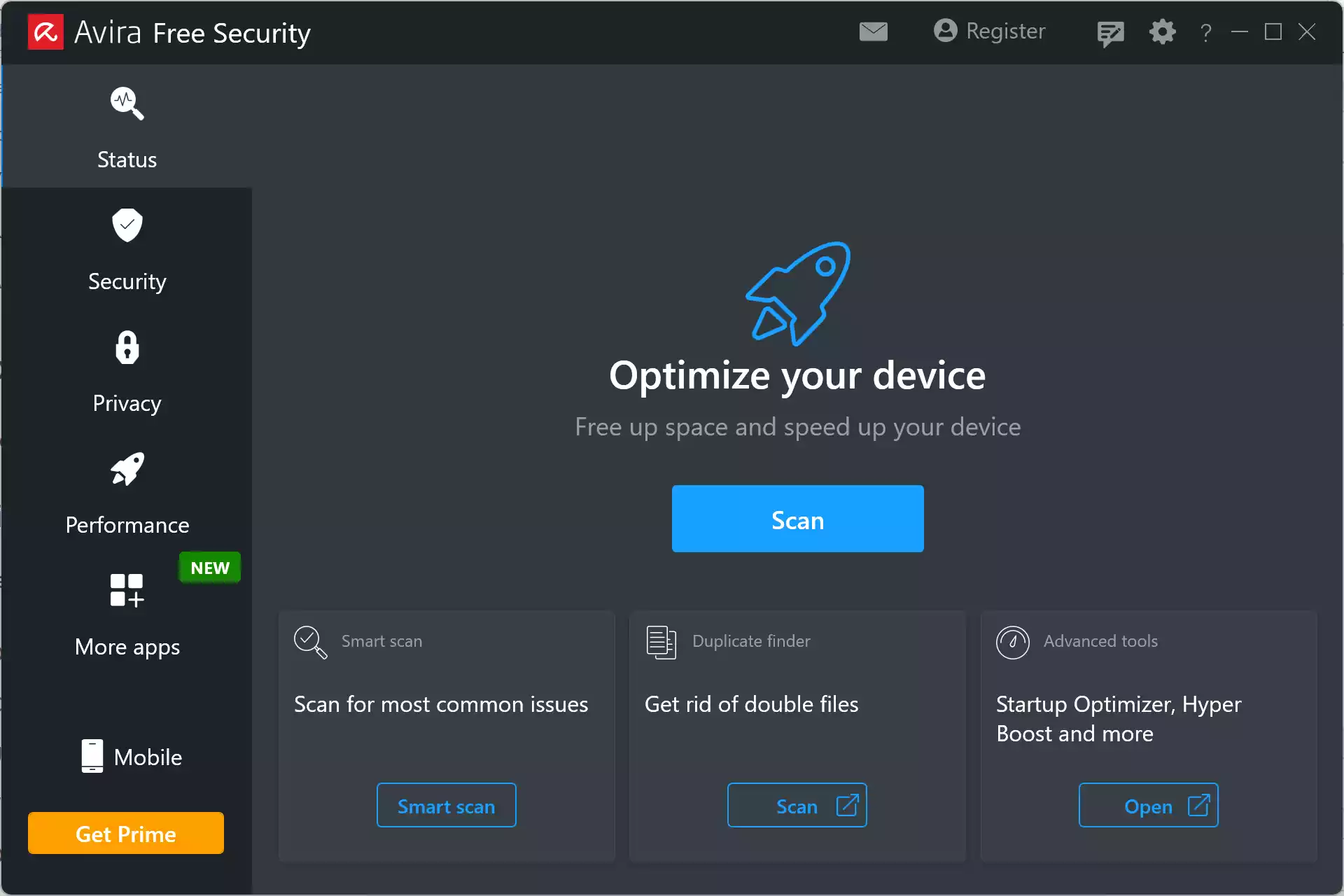Avira Free Security - Scan
