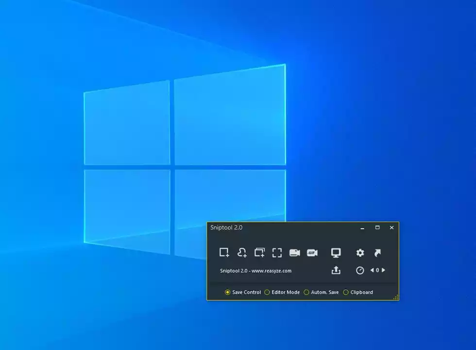 Sniptool capture interface