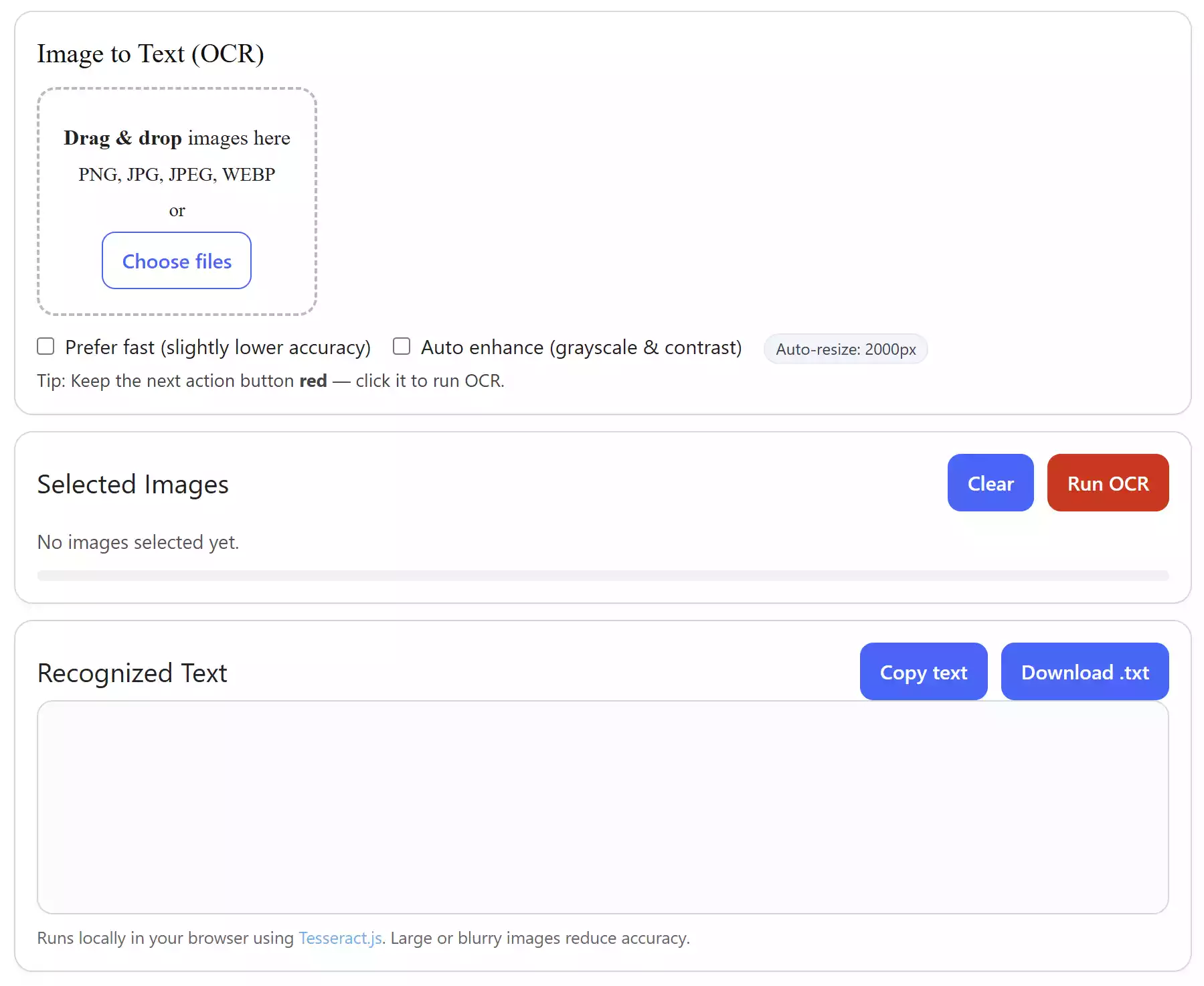 Free and Online Image to Text OCR