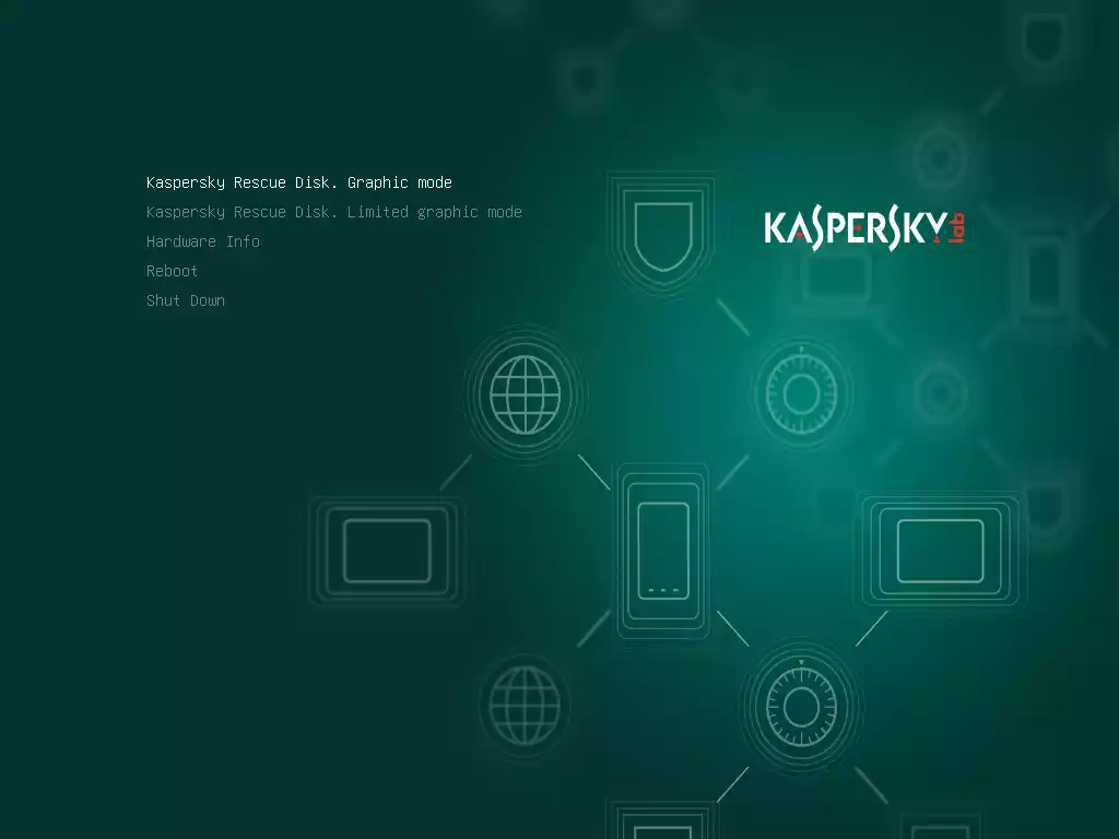 Kaspersky Rescue Disk booting