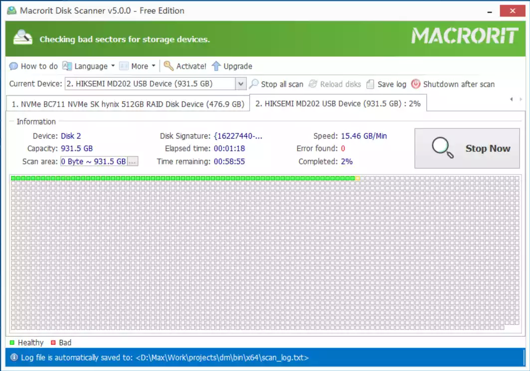 Macrorit Disk Scanner