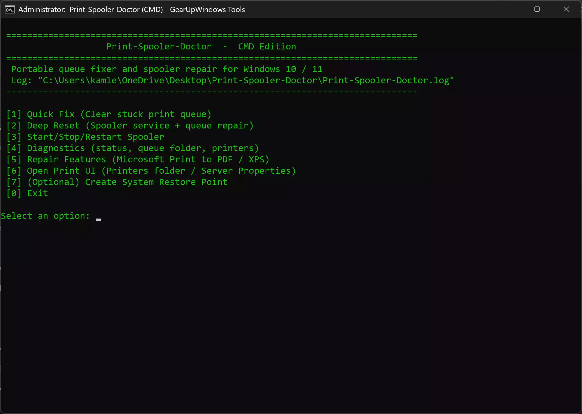 Print Spooler Doctor