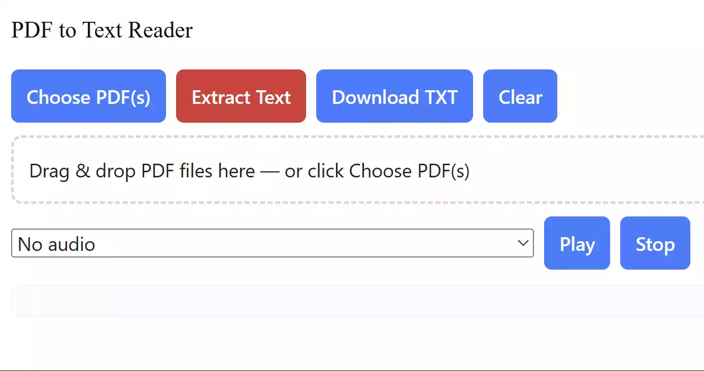 PDF to Text Reader