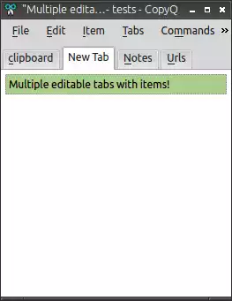 CopyQ Tabs