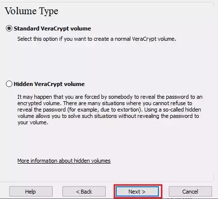 VeraCrypt Volume Creation Wizard